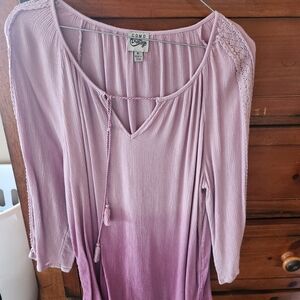 Como Vintage Purple Ombre Blouse
